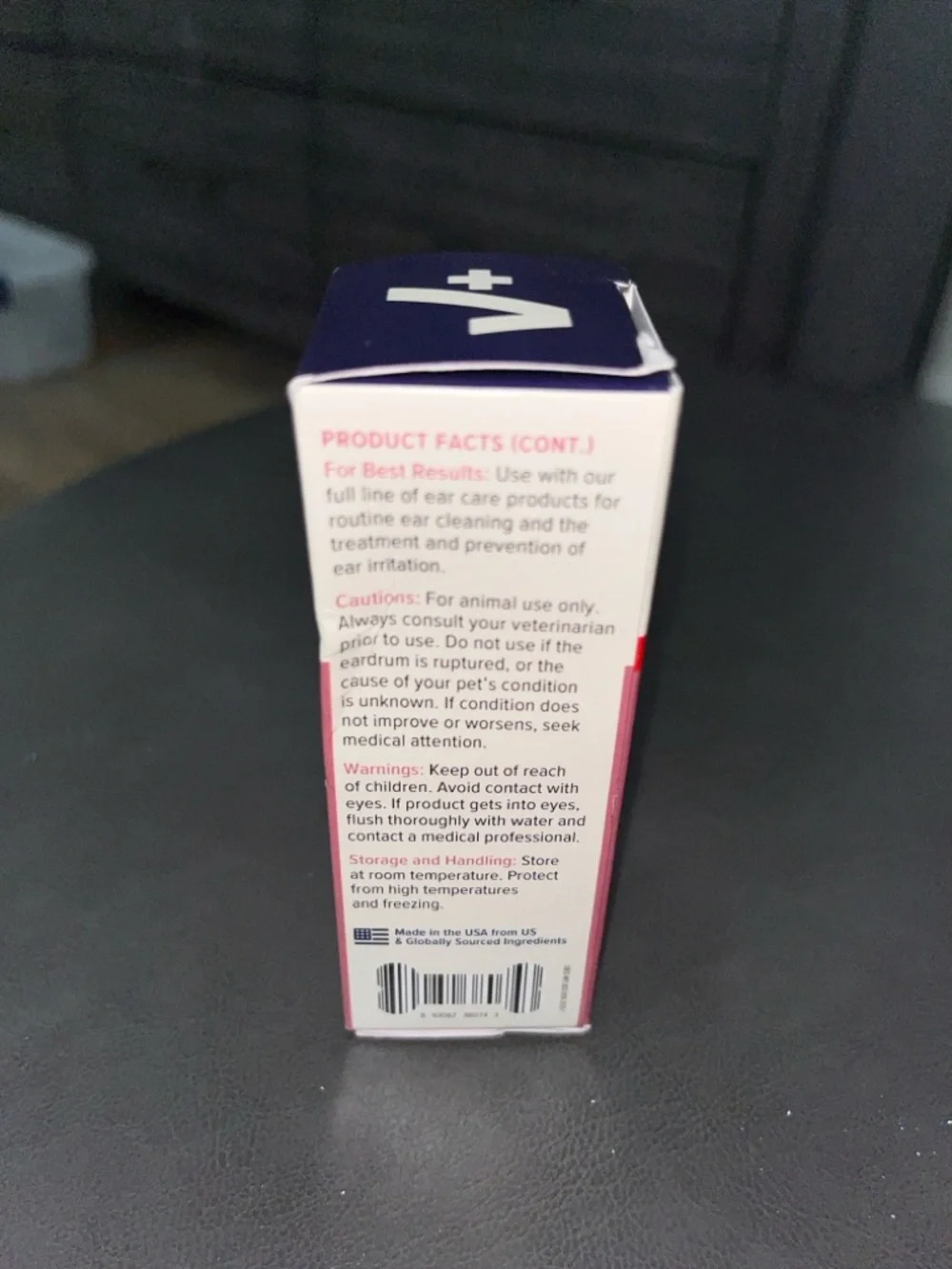 OticBliss Medicated Ear Drops for Dogs - Pink